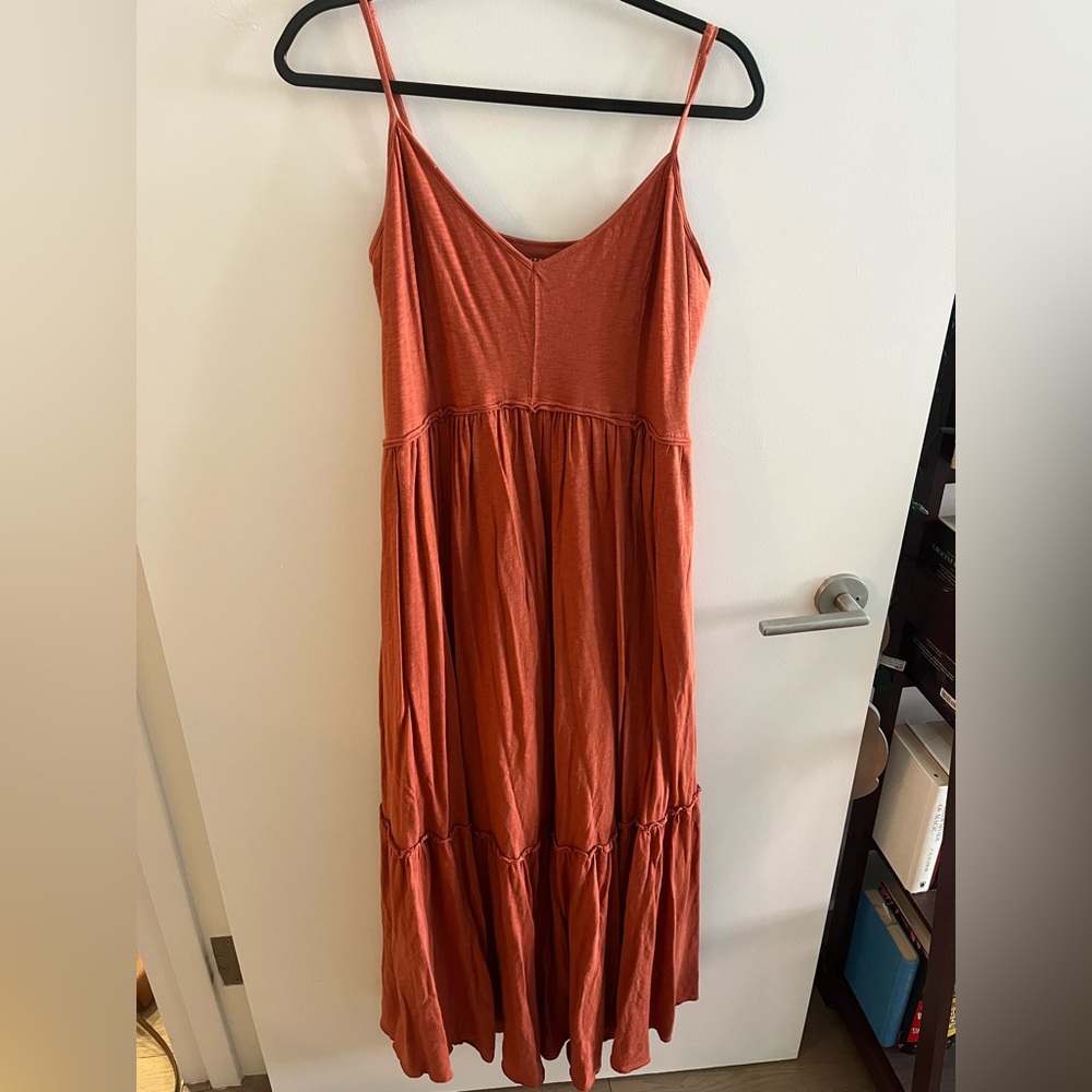 American Eagle Rust Sleeveless Dress